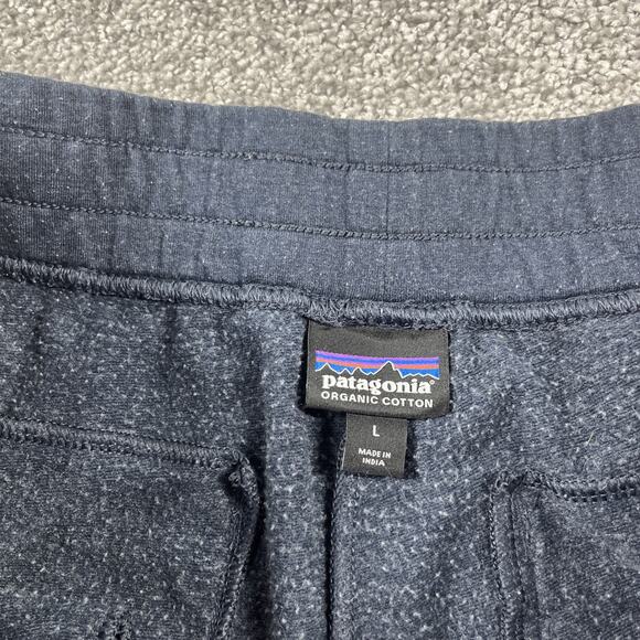 Patagonia Sweatpants Womens Large Joggers Ahnya Organic Cotton Elastic Waist - Picture 2 of 11